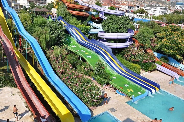 Splash into fun with exciting water slides and relaxing pools at Aqua Marine Park Istanbul. Experience the perfect day under the sun with friends and family enjoying every moment.