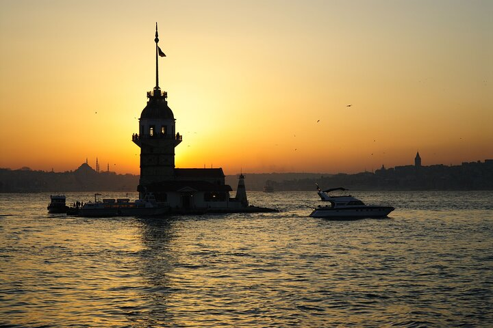 Bosphorus Private Sunset Cruise on a Yacht with Wine - Photo 1 of 4