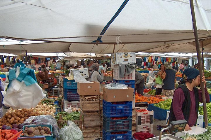 Shopping and Food Market from Fethiye