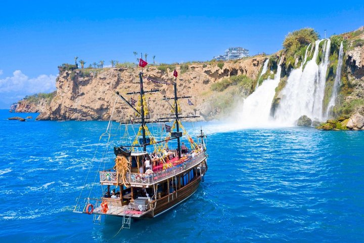 Antalya Boat Tours Relax with Lunch Düden Waterfall, swimming - Photo 1 of 7