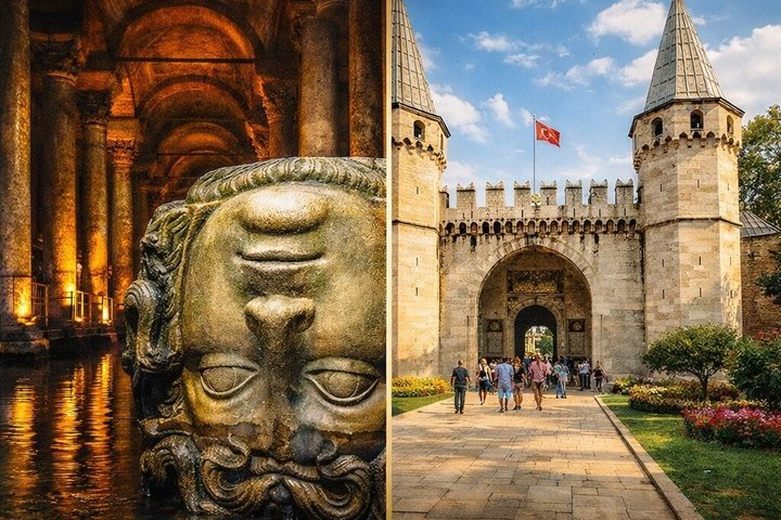 Topkapi Palace and Basilica Cistern Combo Tour in Istanbul - Photo 1 of 6