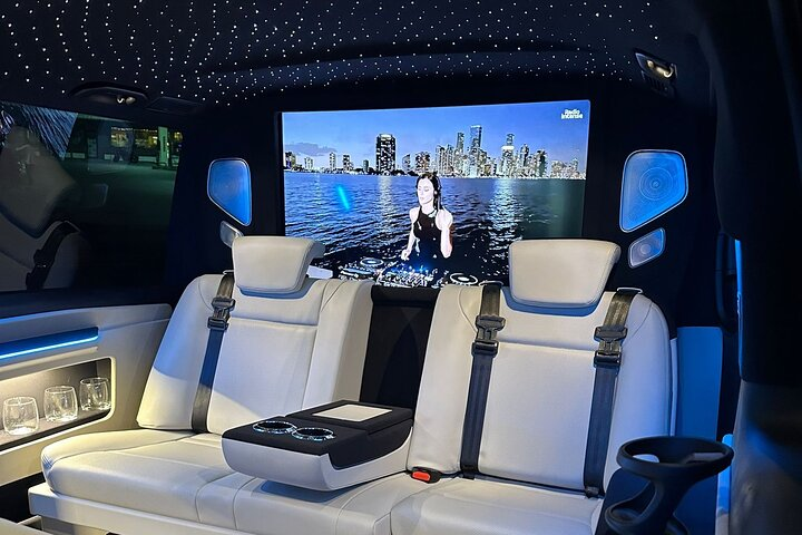 Experience seamless travel with top-notch comfort and entertainment. Enjoy Apple TV Netflix and YouTube on your way to any destination ensuring a smooth and safe airport transfer.