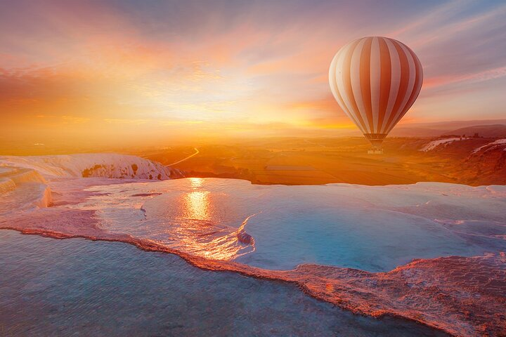Pamukkale Hot Air Balloon Ride Certificate and 2 Meals in Antalya - Photo 1 of 8