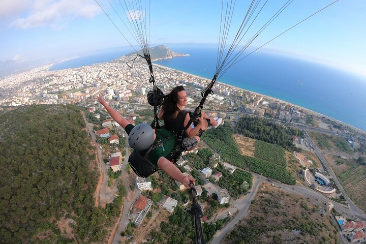 Side: Alanya Tandem Paragliding With Beach Visit - Photo 1 of 20