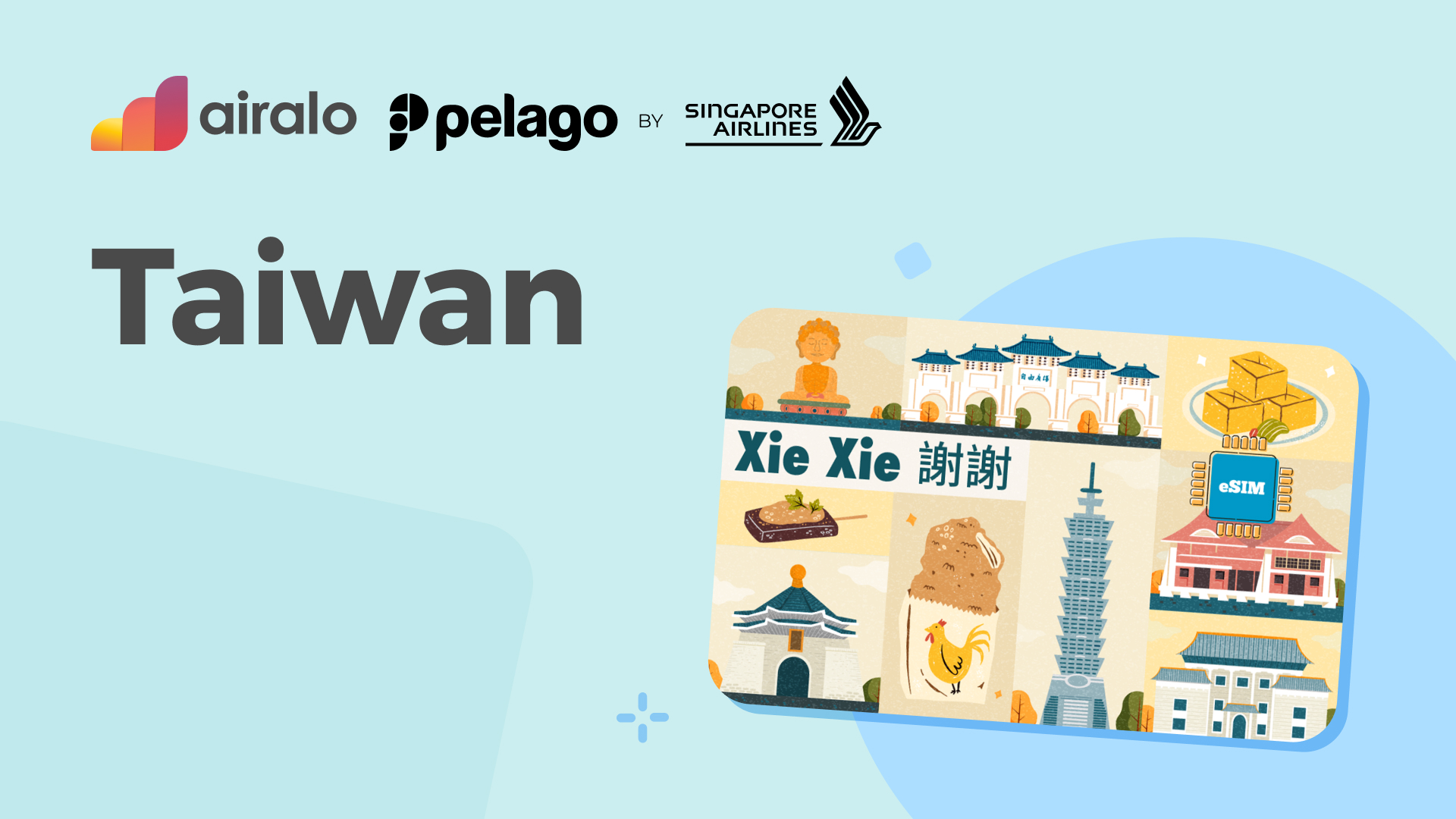 Airalo Taiwan e-Sim Package - Photo 1 of 1