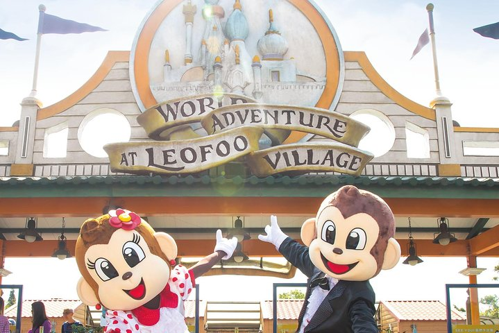 Step into a world of fun at Leofoo Village where playful characters welcome you. Enjoy hassle-free access shuttle service and a day filled with exciting attractions for all ages.