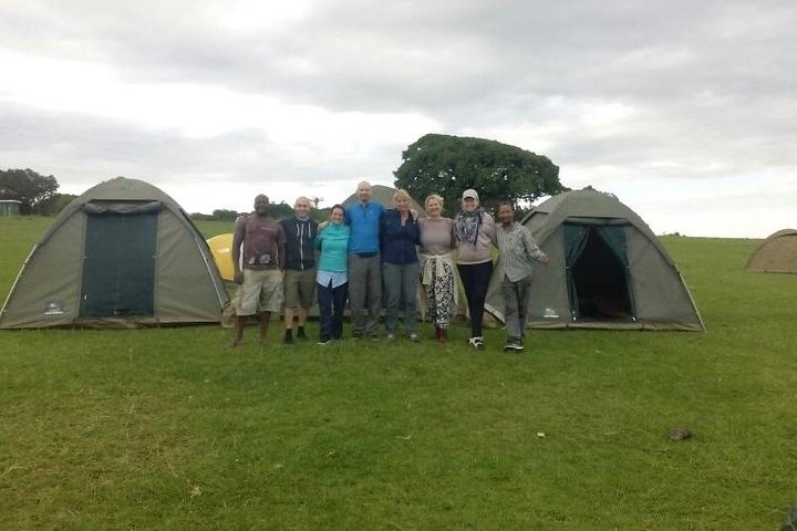 Clients at the Seronera campsite