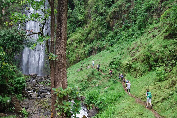 on the way to materuni waterfalls 