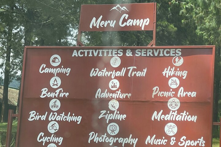 "Supernatural Meru: A majestic summit in nature's sanctuary."