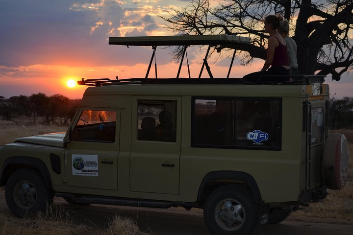 sunset in ruaha