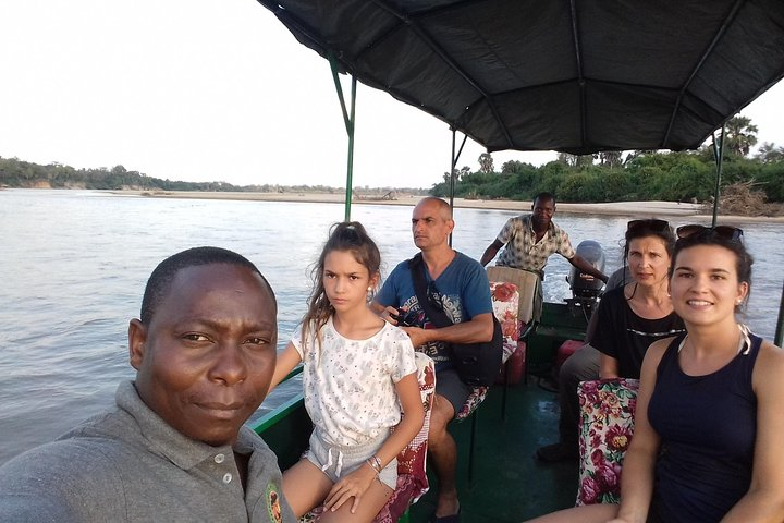 Selous at Rufiji river boating safari