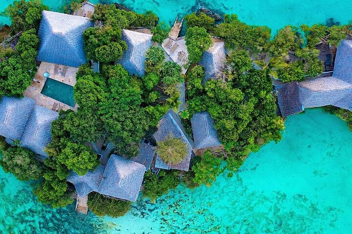 The Island Pongwe Restaurant; Secret Garden Restaurant; The Rock Restaurant