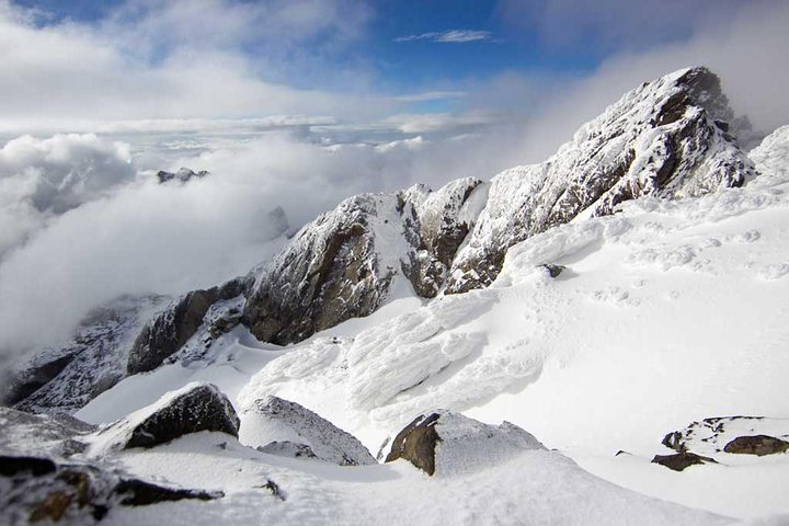 snow capped mt rwenzori