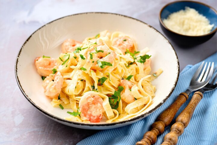 Baked Shrimp Fettuccine Alfredo Shrimp Alfredo Bake Recipe – Prime