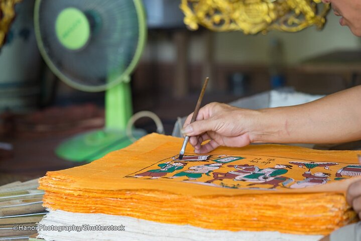 1-day Cycling to But Thap pagoda and Dong Ho folk painting from Hanoi  - Photo 1 of 10