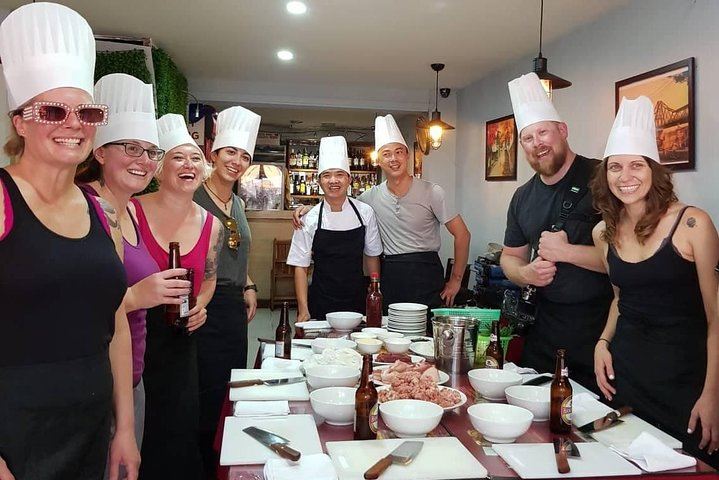 3 Dishes cooking + Egg Coffee bonus & Local Market Tour - Photo 1 of 12