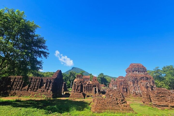 Explore the stunning ruins of My Son Sanctuary where ancient Champa history meets the serene beauty of surrounding mountains and lush landscapes creating an unforgettable experience for travelers.