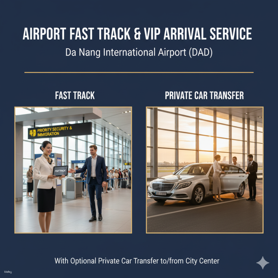 Airport Fast Track & VIP Arrival Service at Da Nang International Airport (DAD) – With Optional Private Car Transfer to/from City Center - Photo 1 of 5