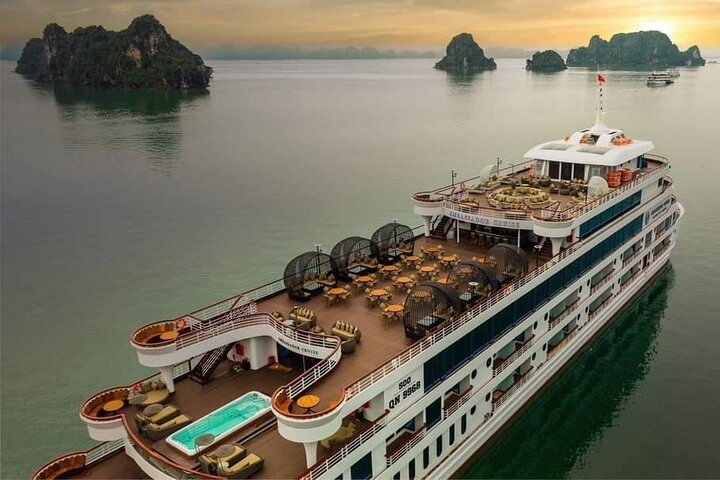 Ambassador Cruise- Luxury Halong Bay Day Tour with Transfer
