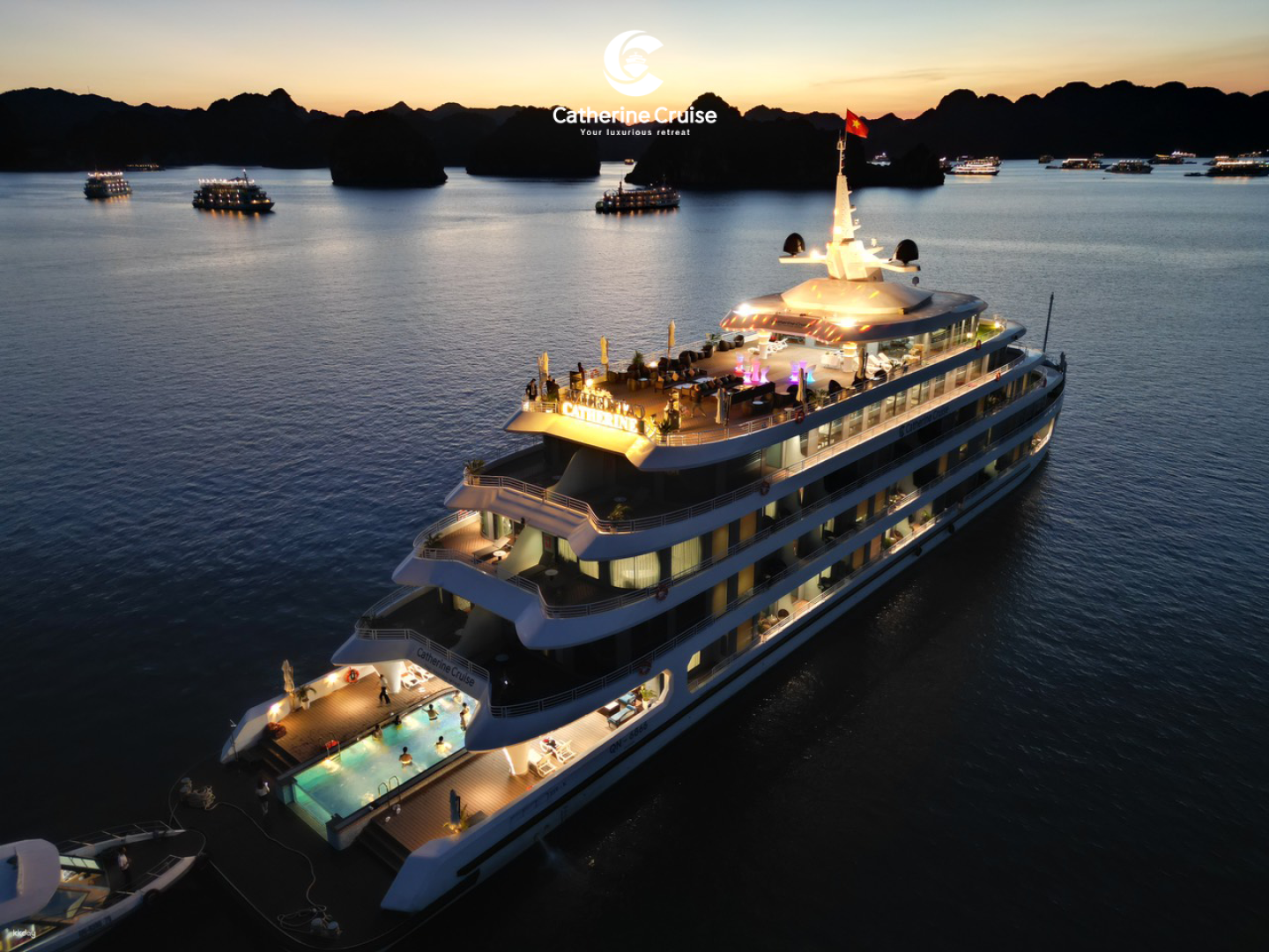 [BEST SELLER] Luxury 6-Stars 2D1N Cruise - Many Options | Experience Ha Long Bay with Fine Dining & Luxurious Cabin | Optional Round-trip Transportation | Vietnam - Photo 1 of 10