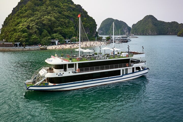 Halong Bay 5 Star Luxury Day Cruise from Hanoi with Buffet Lunch - Photo 1 of 25