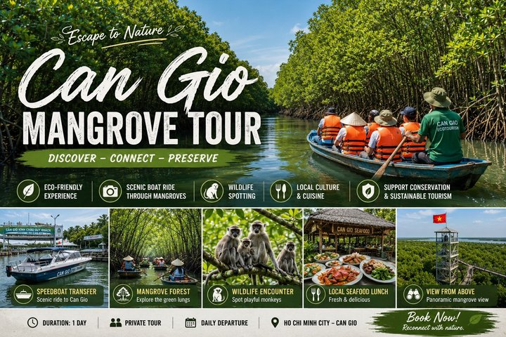 Private Can Gio Mangrove Eco Tour - Boat & Wildlife - Photo 1 of 9