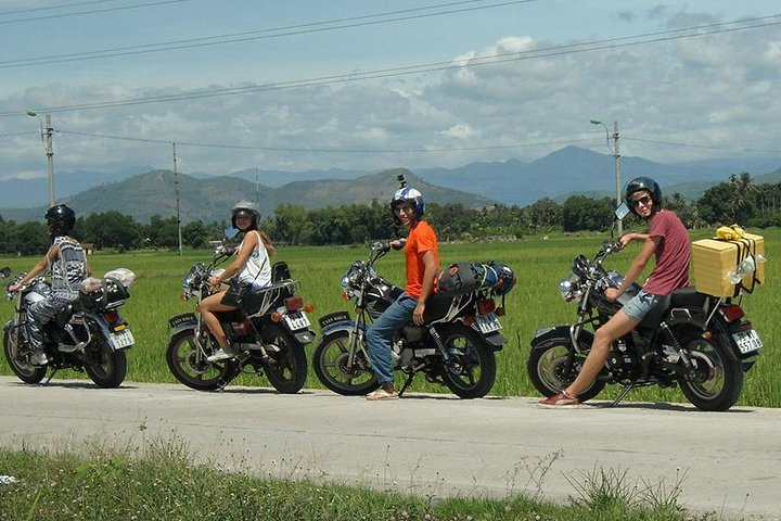 Going by motorbike