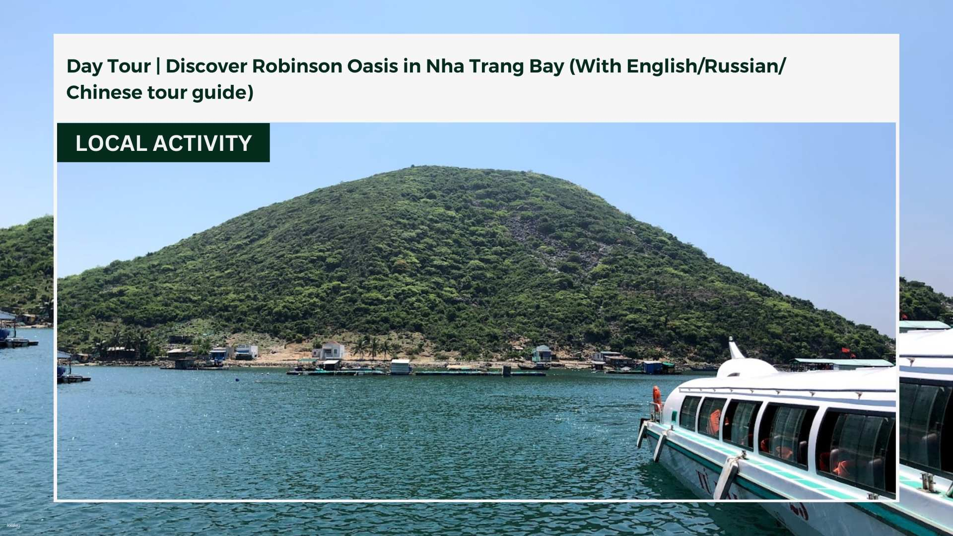 Day Tour | Discover Robinson Oasis in Nha Trang Bay (With English/Russian/Chinese tour guide) - Photo 1 of 8