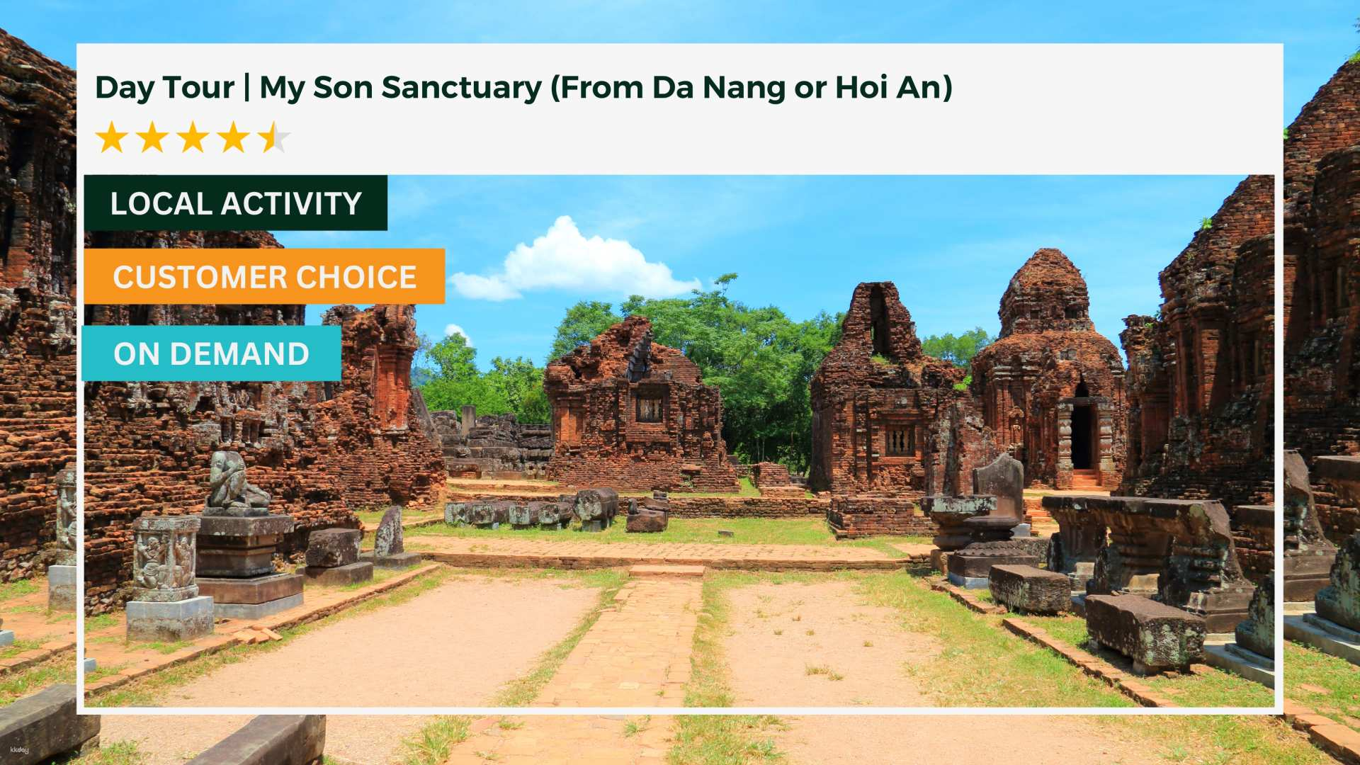 Day Tour | My Son Sanctuary (From Da Nang or Hoi An) with English/Japanese/ Vietnamese Tour Guide - Photo 1 of 7