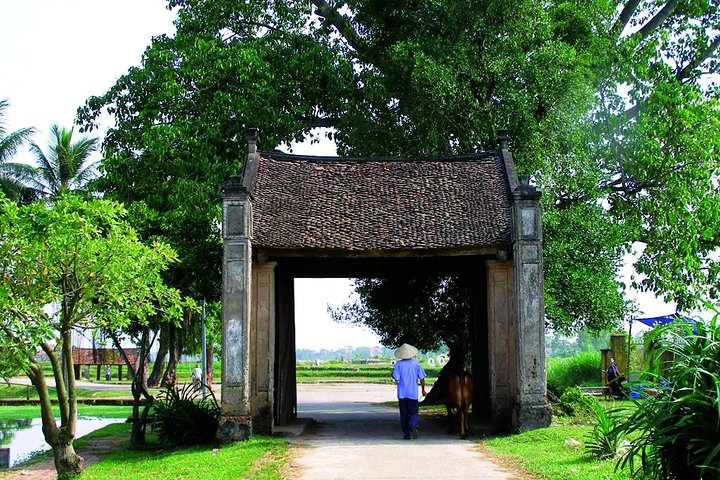 Vietnamese Old Village Gate