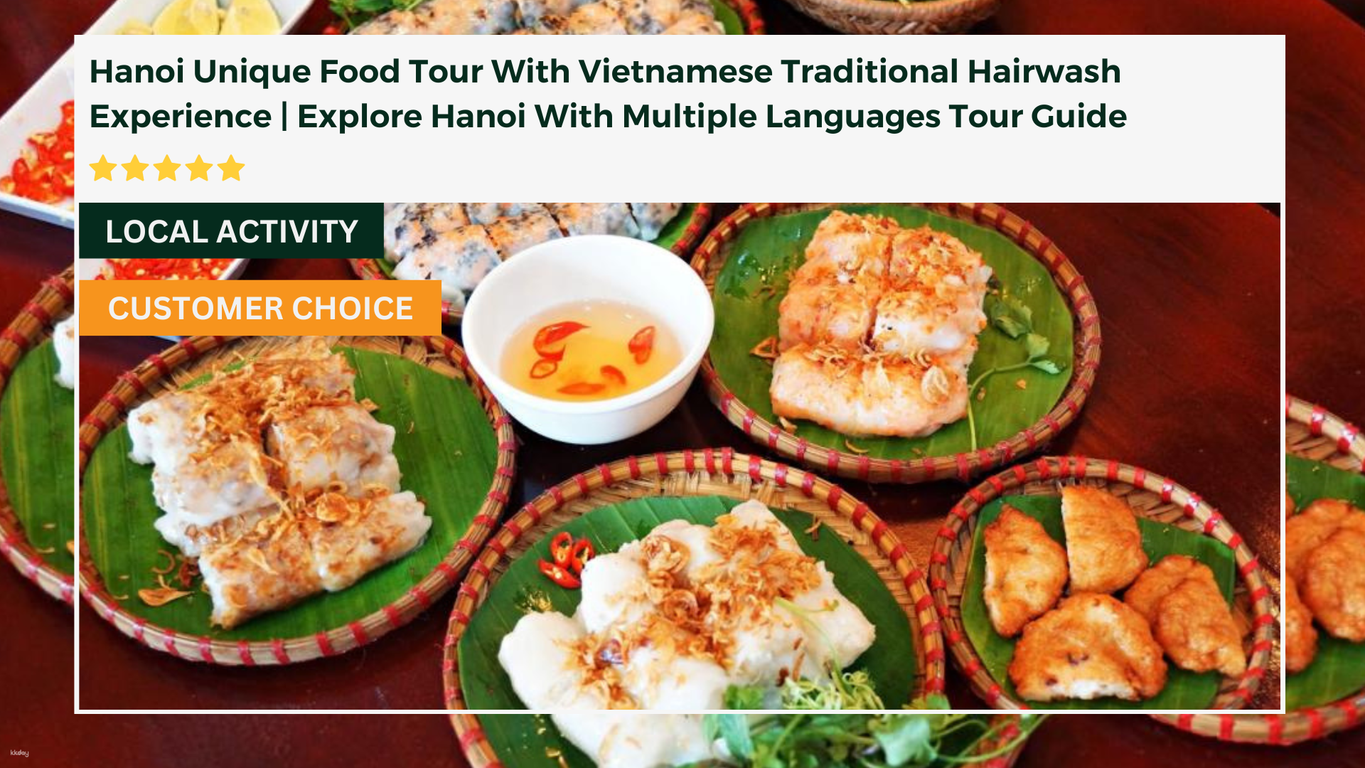 [Exclusive] Hanoi Unique Food Tour with Vietnamese Traditional Hair Wash Experience (Multiple Languages Guide Available) - Photo 1 of 8