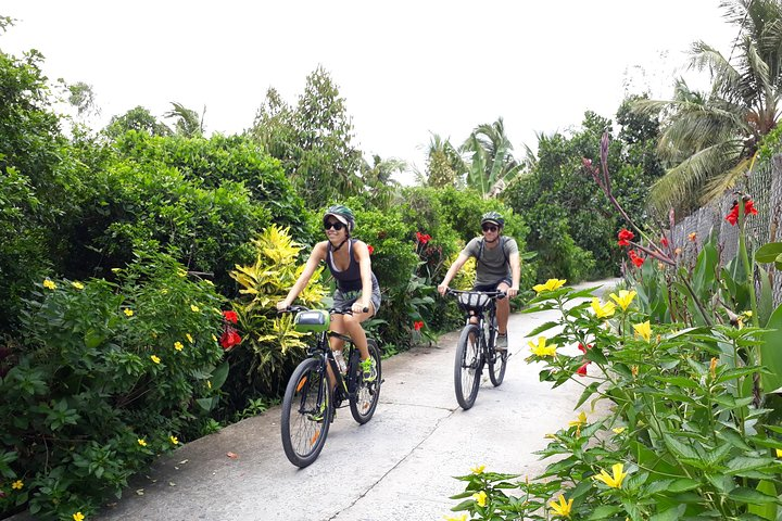 Experience the real Mekong by bike and boat.