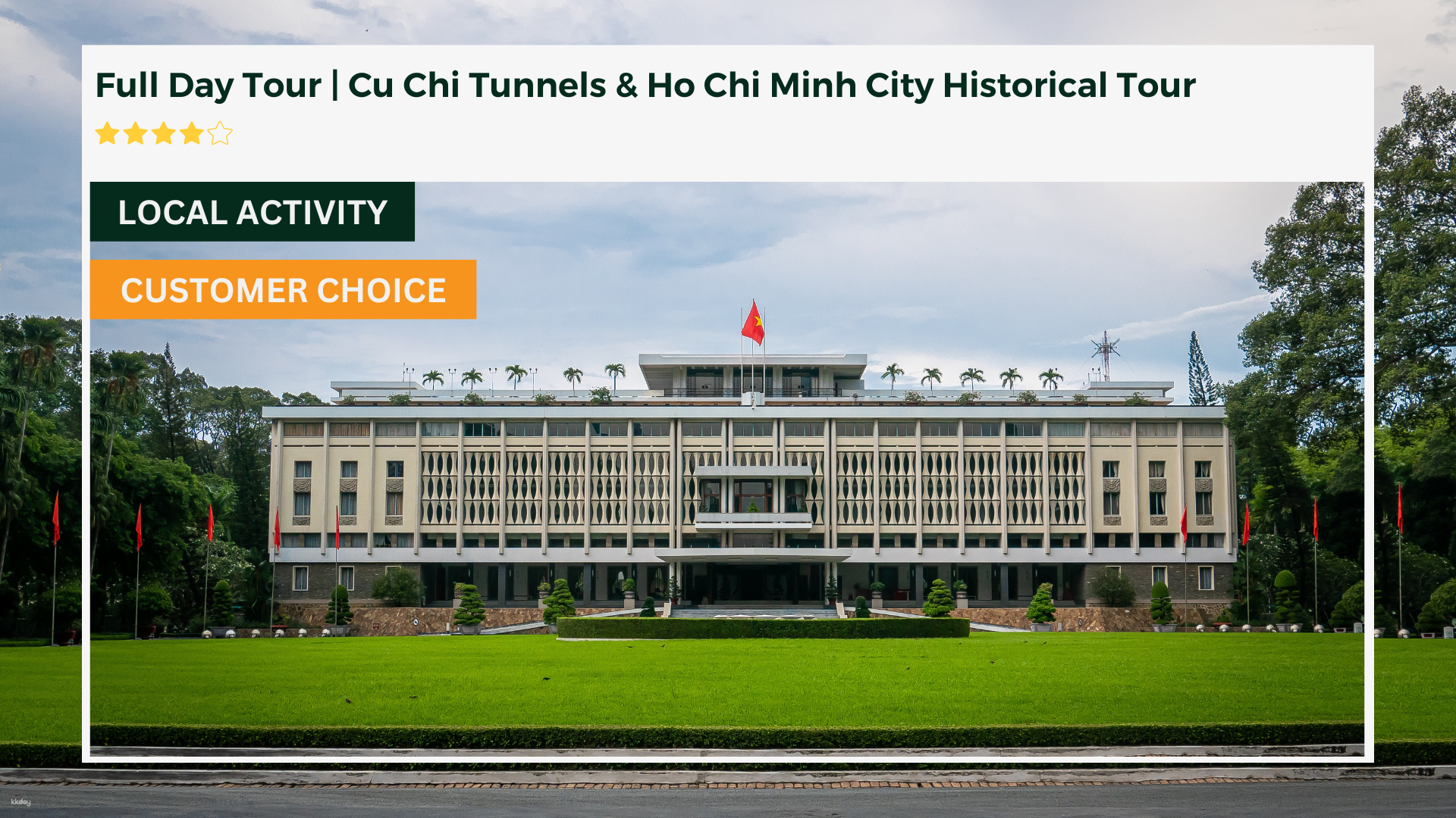 Full Day Tour | Cu Chi Tunnels & Ho Chi Minh City Historical Tour - Photo 1 of 8