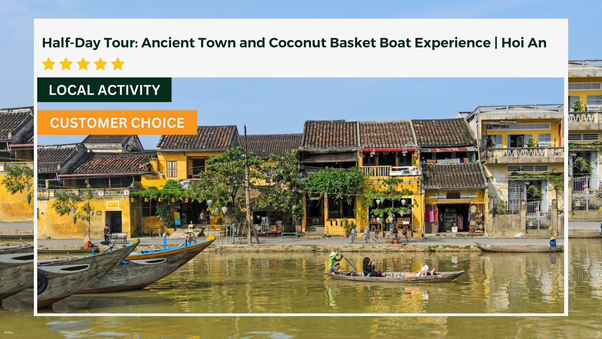Half-Day Tour: Ancient Town and Coconut Basket Boat Experience | Hoi An - Photo 1 of 6