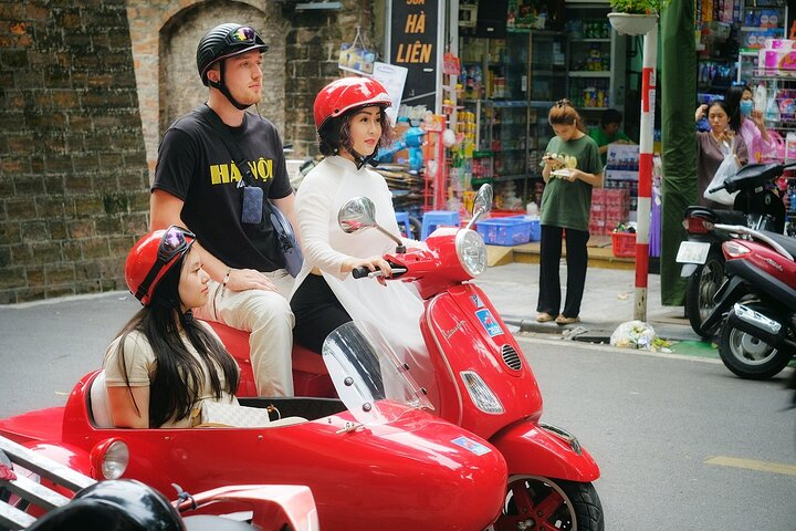 Half-day Vespa Sidecar Tour in Hanoi Led By Woman - Photo 1 of 6