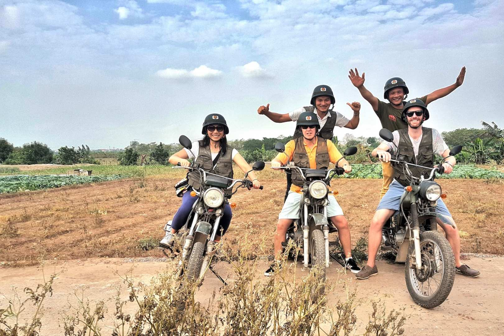 Half-Day Vintage Jeep & Motorcycle Tours: Red River Delta Countryside Discovery | Hanoi - Photo 1 of 7