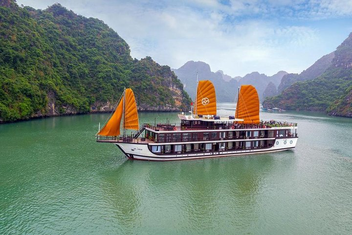 Halong Bay Peony Cruise 2Days/1Night 5 Star included Transfers - Photo 1 of 6