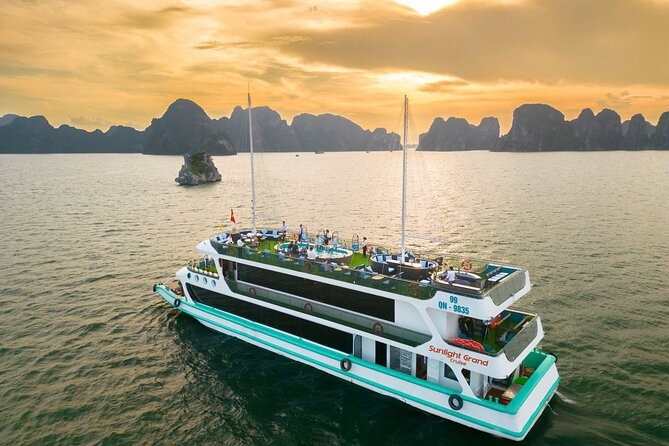 Halong Bay Day Tour With Sunlight Luxury Cruise With Transfer - Photo 1 of 10