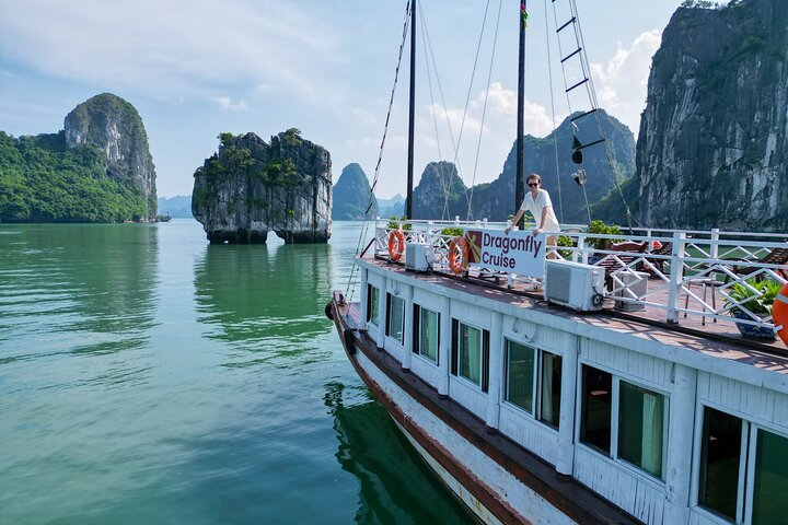 Halong Day Tour Islands, Caves, Kayak, Lunch w Dragonfly Cruise - Photo 1 of 16