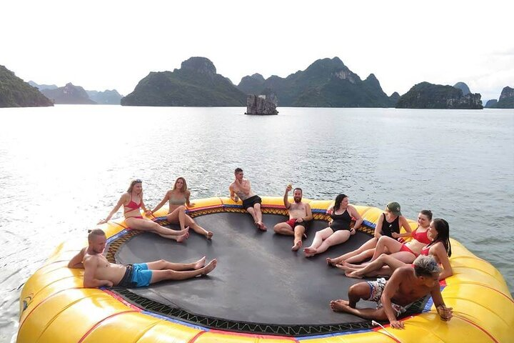Halong Party Cruise & Seaview Bungalow 3 Days from Hanoi 