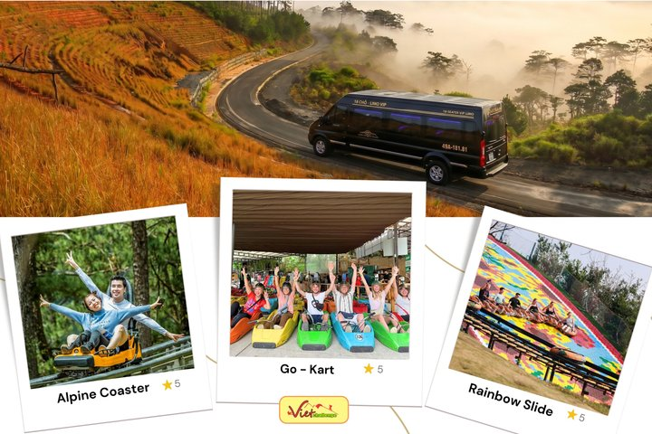 From Nha Trang-Dalat: Alpine Coaster, GoKart & Rainbow Slide - Photo 1 of 21