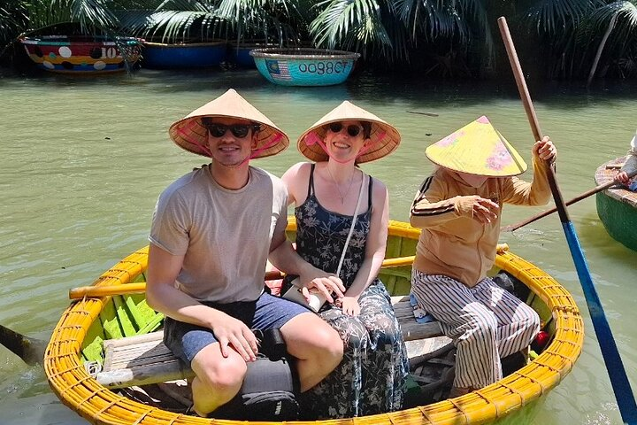 Basket Boat Adventure and Marble Mountains Experience from Danang - Photo 1 of 16