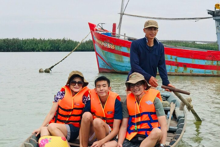 HoiAn Sunset Rustic Voyage Boat BBQ Fishing Tour with Locals - Photo 1 of 6