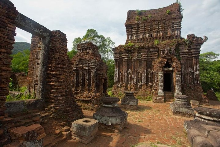 Explore the historical charm of My Son where ancient Champa ruins stand sentinel amid nature inviting deeper connection with Vietnam's rich cultural heritage. A journey into the past awaits.