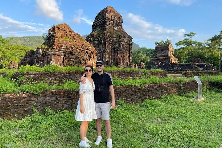 Discover the remnants of a 4th-century civilization amid lush greenery immersing yourself in the rich history and diverse culture of Vietnam at My Son Sanctuary.