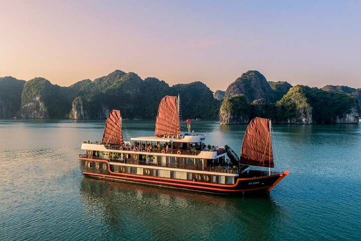 Overnight Halong Bay Cruise Including Transfer Service and Kayaking or Bamboo Boat Activities - Photo 1 of 14