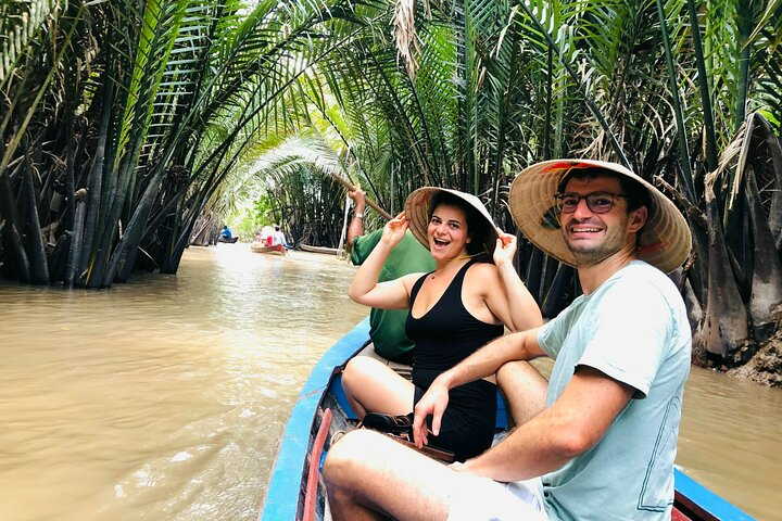 Experience the charm of the Mekong Delta while gliding through serene waterways surrounded by lush greenery and local culture. Enjoy a fun-filled day of exploration and culinary delights.