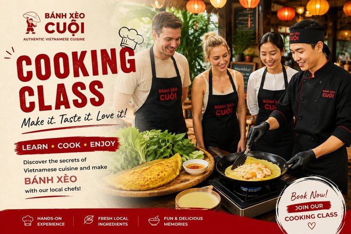 Vietnamese Banh Xeo Cooking Class w.t Traditional Recipes-Private - Photo 1 of 25