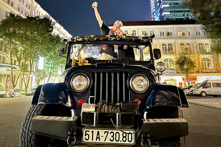 Private Jeep City Tour Saigon by Night and Skybar Drink - Photo 1 of 20