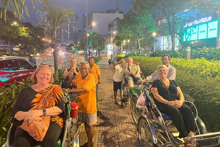 Private Street Food Discovery by Cyclo at Night in Ho Chi Minh - Photo 1 of 13
